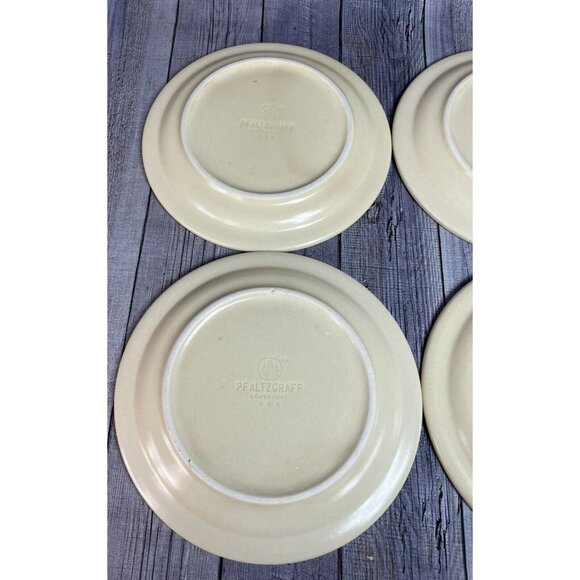 Set of 4 Pfaltzgraff Village Salad Plates Country Farmhouse 7 1/8" - Picture 6 of 7